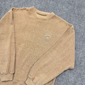 Big Dogs Sweater Men's Small Cotton Blend Embroidered Pullover Casual Beige